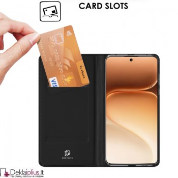 Dux Ducis Skin Pro dirbtinės odos dėklas - juodas (Huawei Honor 600/Honor 600 Pro) Dux Ducis Skin Pro dirbtinės odos dėklas - juodas (Huawei Honor 600/Honor 600 Pro)